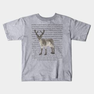 Reindeer Information Kids T-Shirt